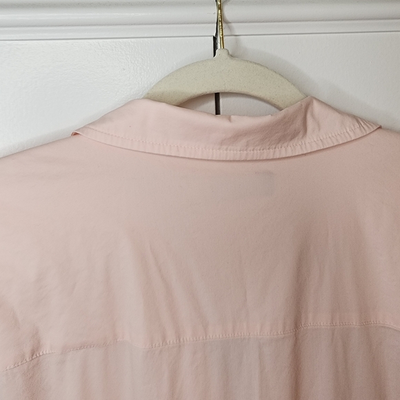 Ralph Lauren Pink Belted Cotton-Blend Tiered Dress | Size 8 - Picture 10 of 11